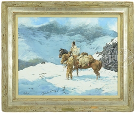 SPRING CAME EARLY by Howard Terpning